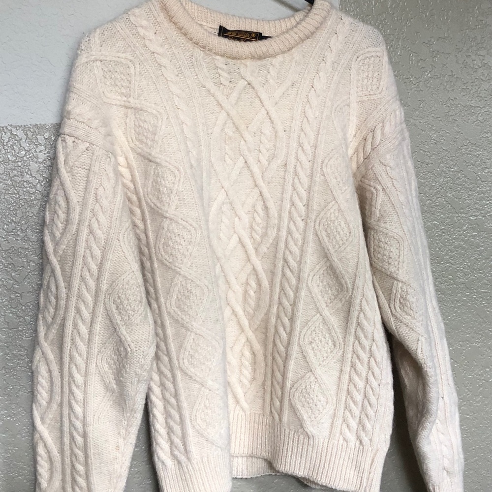 Eddie Bauer Vintage Sweater 100% Wool Made in USA Men’s Size M